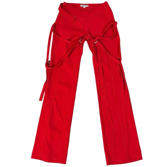 I.AM.GIA Synopsis Pant in Red Size XS Subversive Y2K Grunge Revolve - Picture 8 of 14